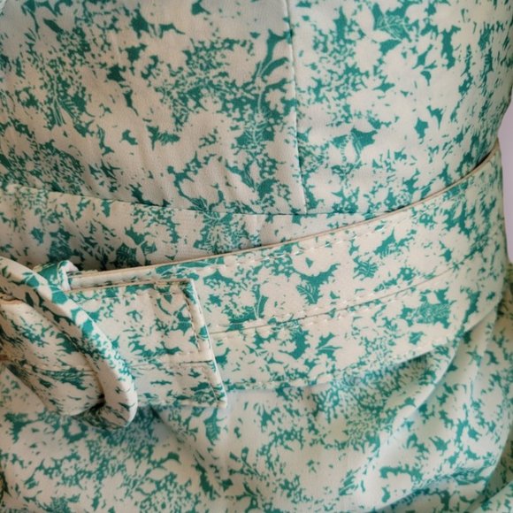 NICHOLAS Crossover Gathered Dress - Aqua Shadow Multi ~ size 2 - Picture 7 of 13